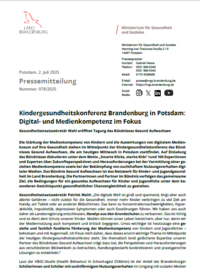 Pressemitteilung MGS KGK 2025