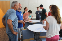 Die Teilnehmenden in Kleingruppen während der Arbeitsphase